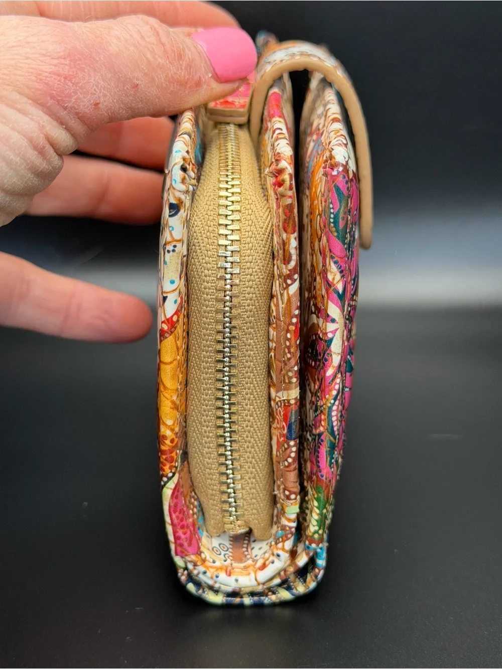 Brahmin Limited Edition Boho‎ 2010’s Marketplace Melbourne Hannah Wallet EUC